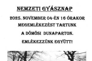 Nemzeti gyásznap meghívó