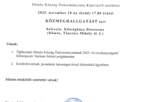 közmeghallgatás 2025