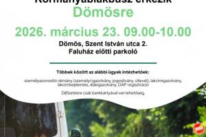 Kormányablak-busz érkezik