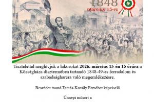 Meghívó megemlékezésre