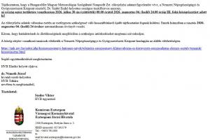 Hőségriasztás 2026.07.30.-2026.08.04.